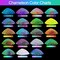 Chameleon Chunky Glitter, Mixed Fine Powder Color Shift 1.75 Oz (50g) PET Flake Purple Green Orange Glitters Sequin Resin Pigment Chip Dust for Slime Painting Craft Hair Nail - Colorful Party
